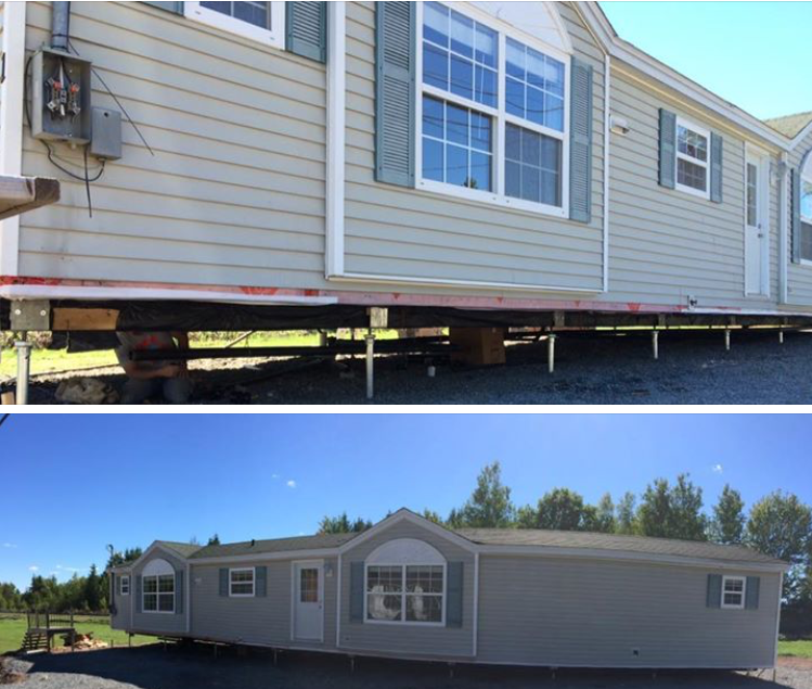 Helical Pile Pier mobile home Foundation Footing GoliathTechNC